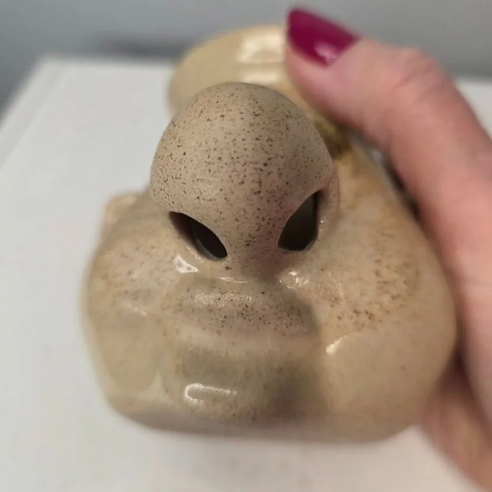 Peter Petrie's Design Pottery Egg Separator Whimsy NWT